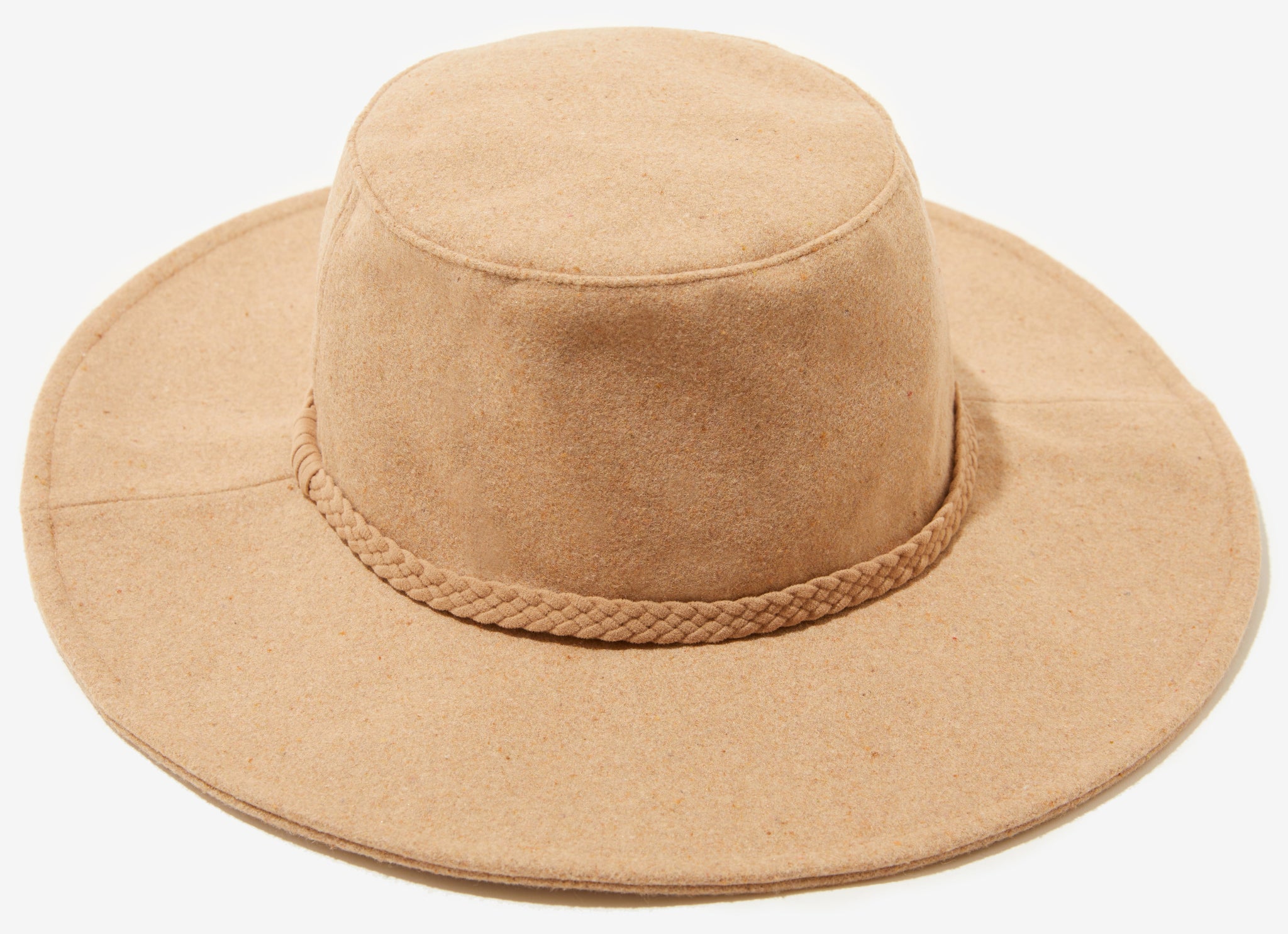FabFitFun x ASN – The Harper Oatmeal Felt Floppy Boater Hat for