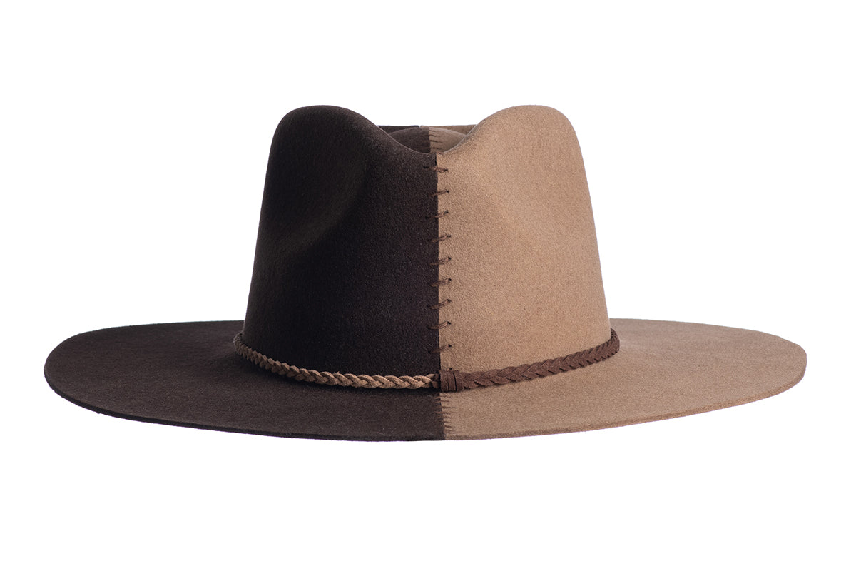 Cruel Intentions – Two-Tone Virgin Wool Explorer Hat with 