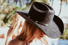 Load image into Gallery viewer, Western black hat 
